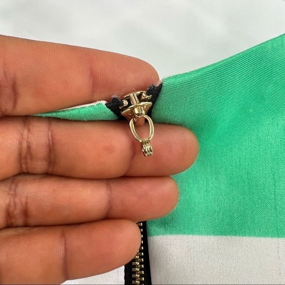 Red Saks Fifth Avenue Blue white striped dress size 8 - Picture 8 of 9